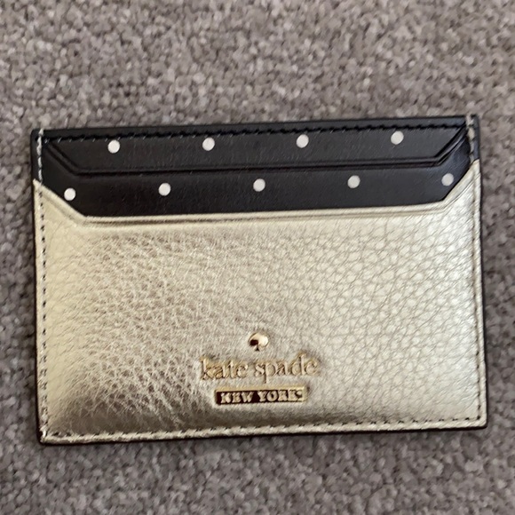 Kate Spade - Card Holder - Gold/Black - Picture 2 of 4